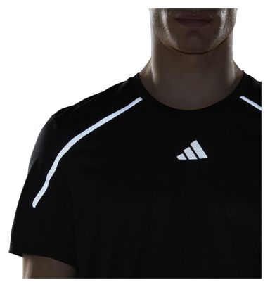 Maillot manches courtes adidas running Confident Run Noir