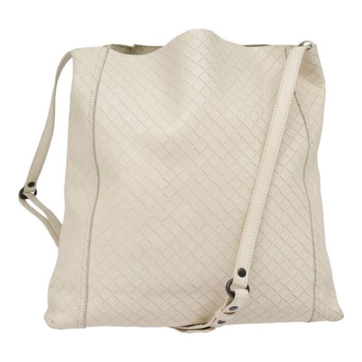 Bottega Veneta Vintage Bottega Veneta Shoulder Bag White