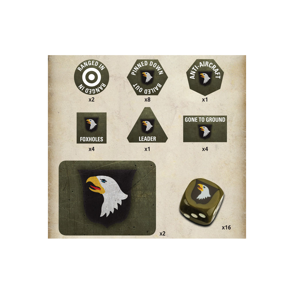 Flames of War - American 101st Airborne Gaming Set