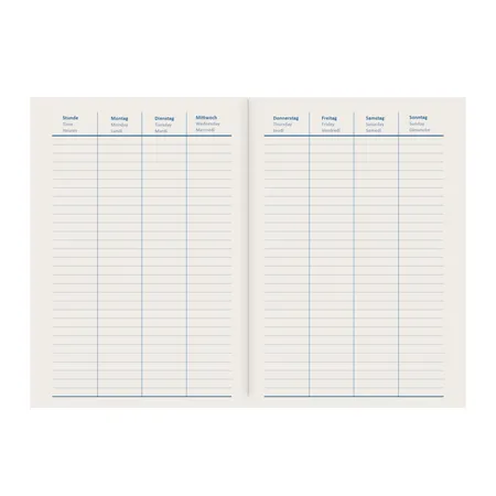 Idena Agenda A5 2024 schwarz FSC-Mix