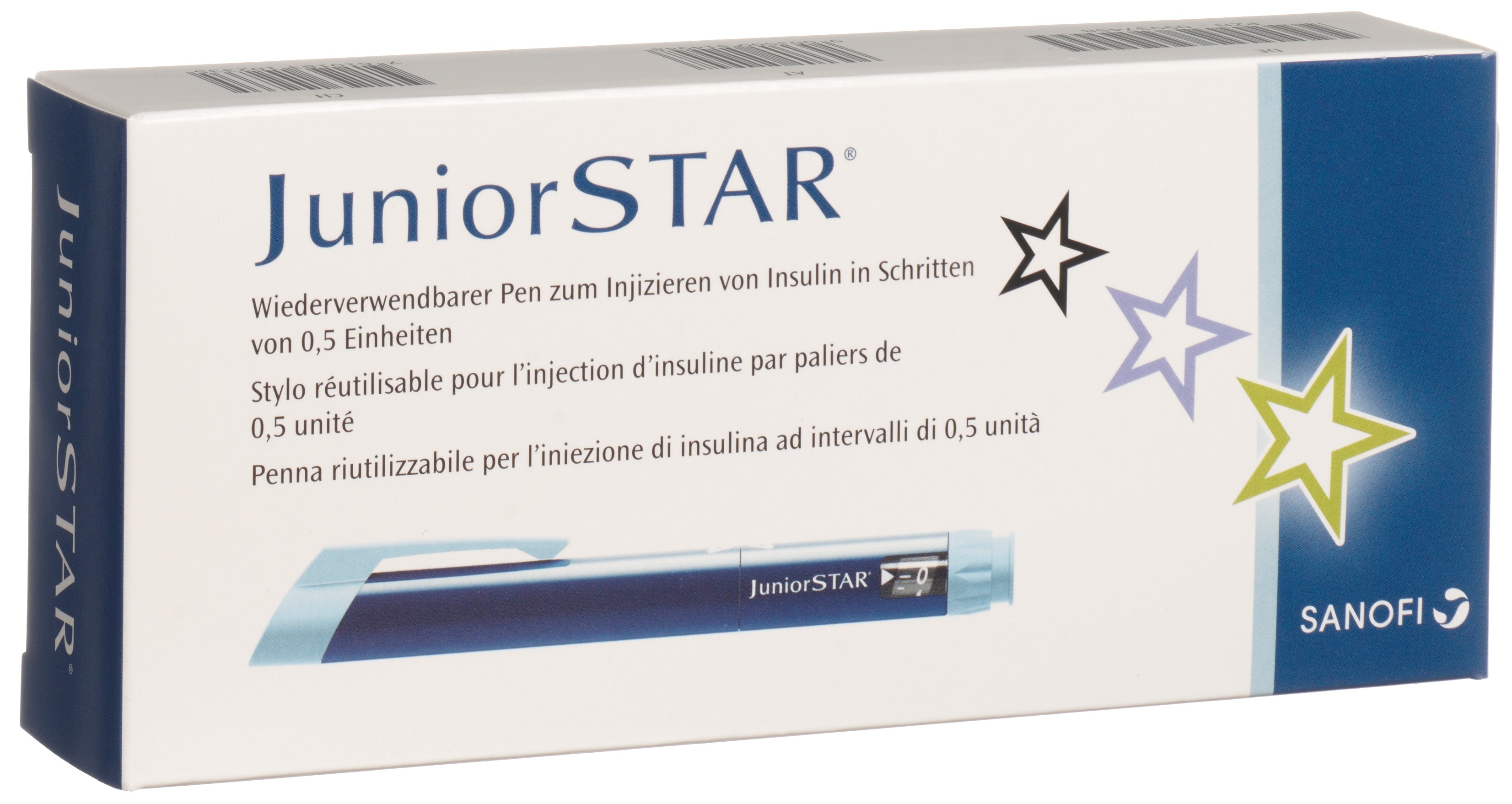 JUNIORSTAR Lantus/Apidra/Insuman Insulinpen blau 1 Stk