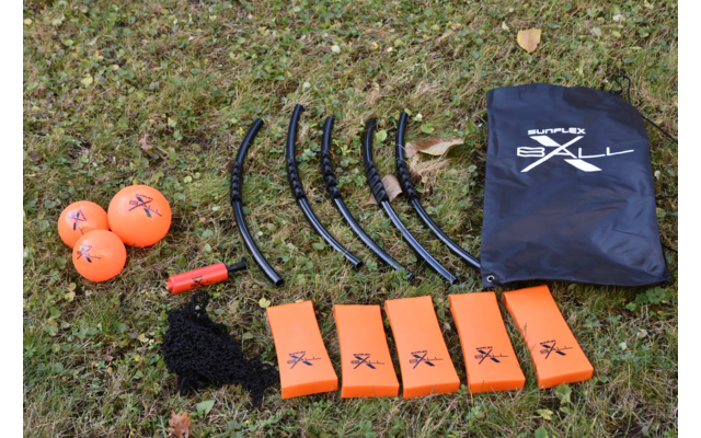 sunflex sport X BALL Spielset für bis zu 4 Personen inklusive Aufbewahrungstasche