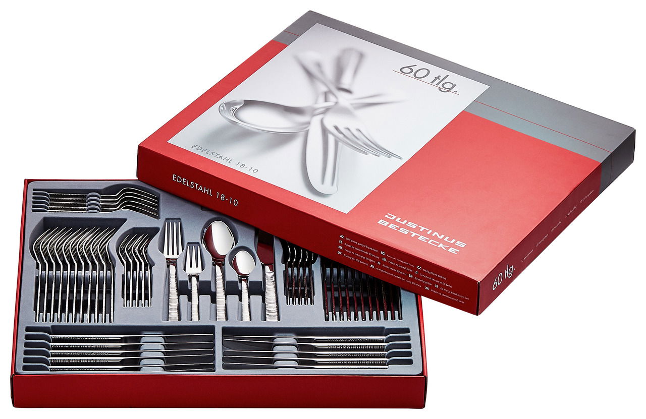 Justinus Besteckset 60-tlg.  SKYLINE