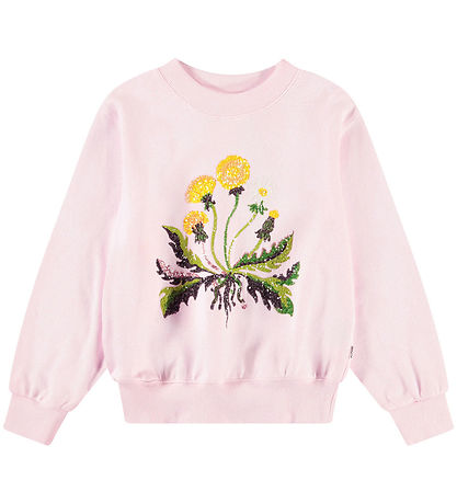 Molo Sweatshirt - Marge - Löwenzahn Glitter m. Pailletten