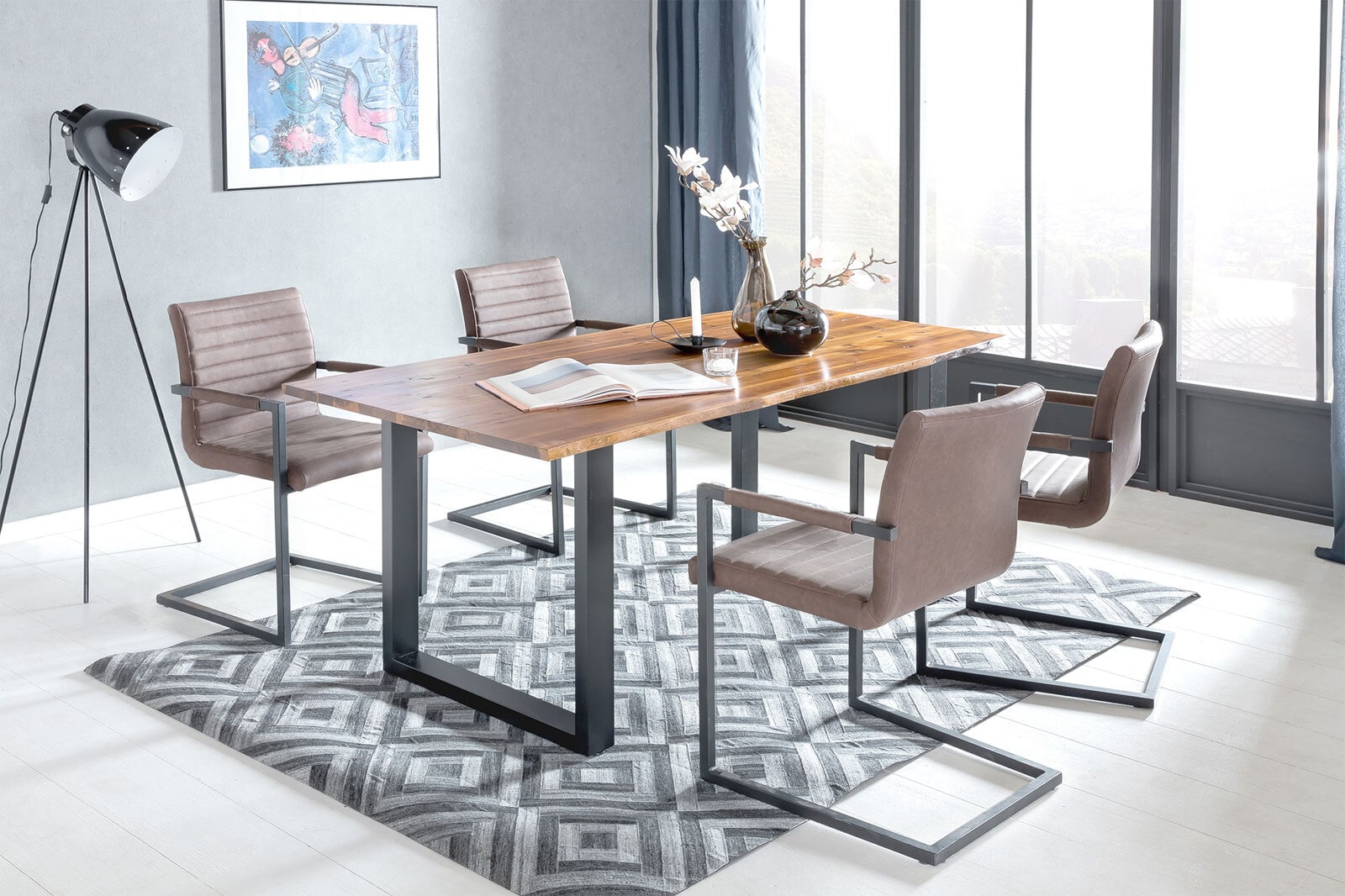 CASAVANTI Esstisch 140 x 80 cm Akazie massiv