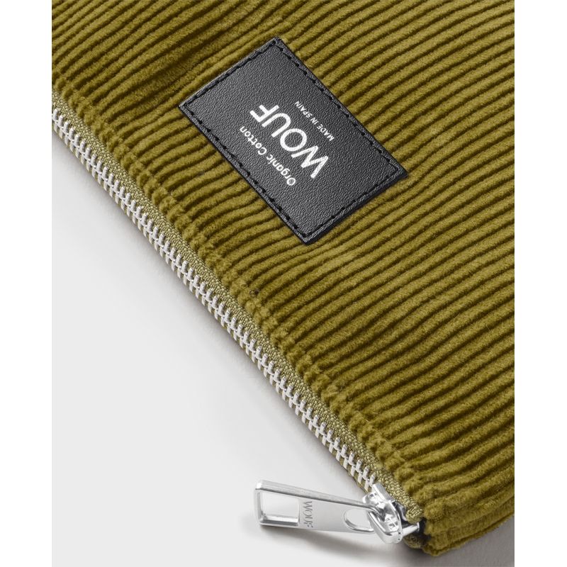 Pochette large 21,5 cm Olive