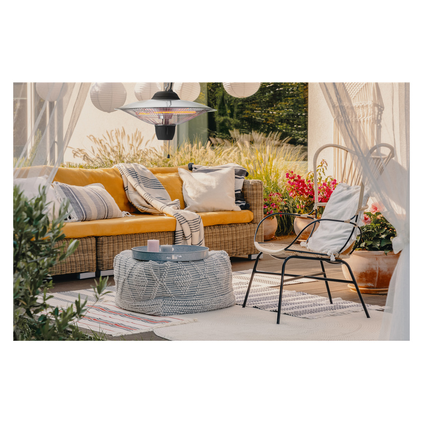 Hengende infravarmer 750/1500 W Ø45 cm
