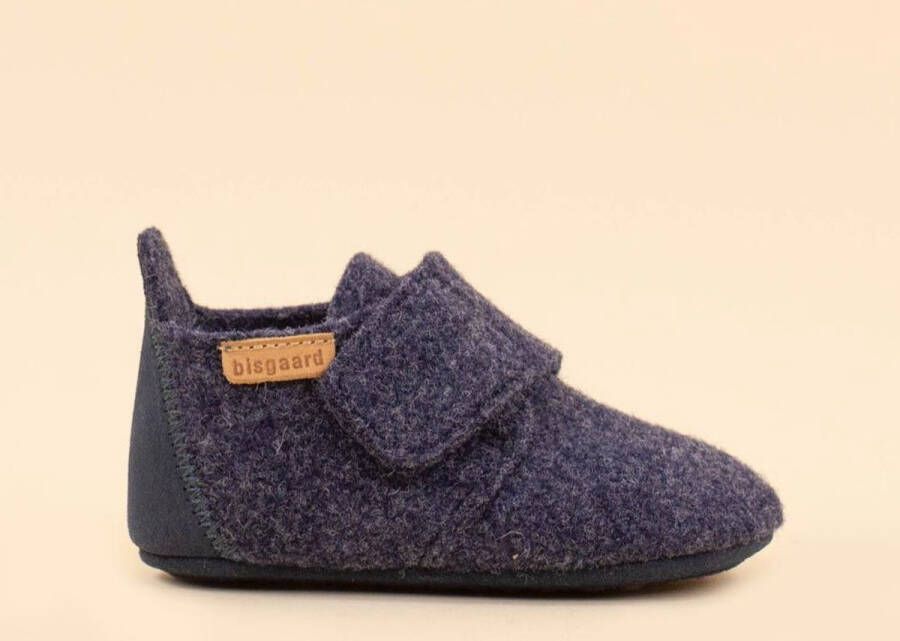 Bisgaard Pantoffels voor baby's Baby wool Blauw EU