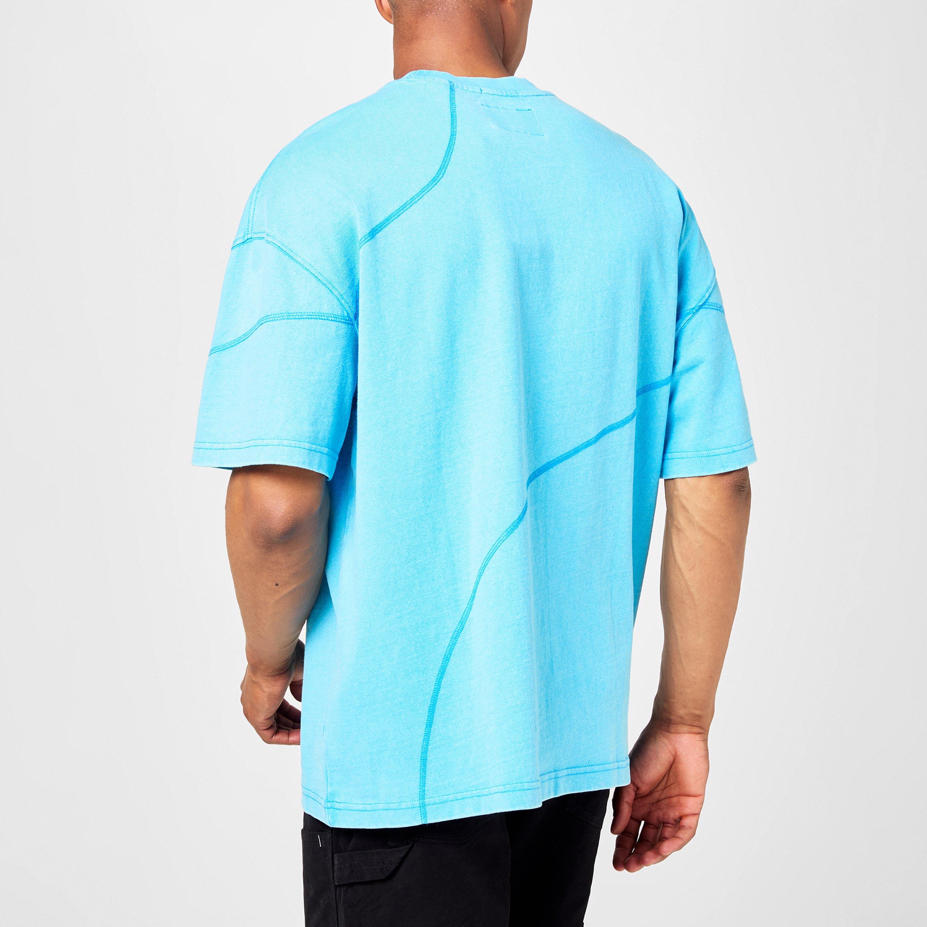 Jack Wills JW Sunbleach Cut And Sew T Shirt