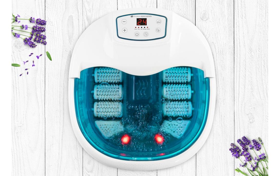 Fussbad FTBH8Fussmassagebad mit Griff zur einfachen Aufbewahrung