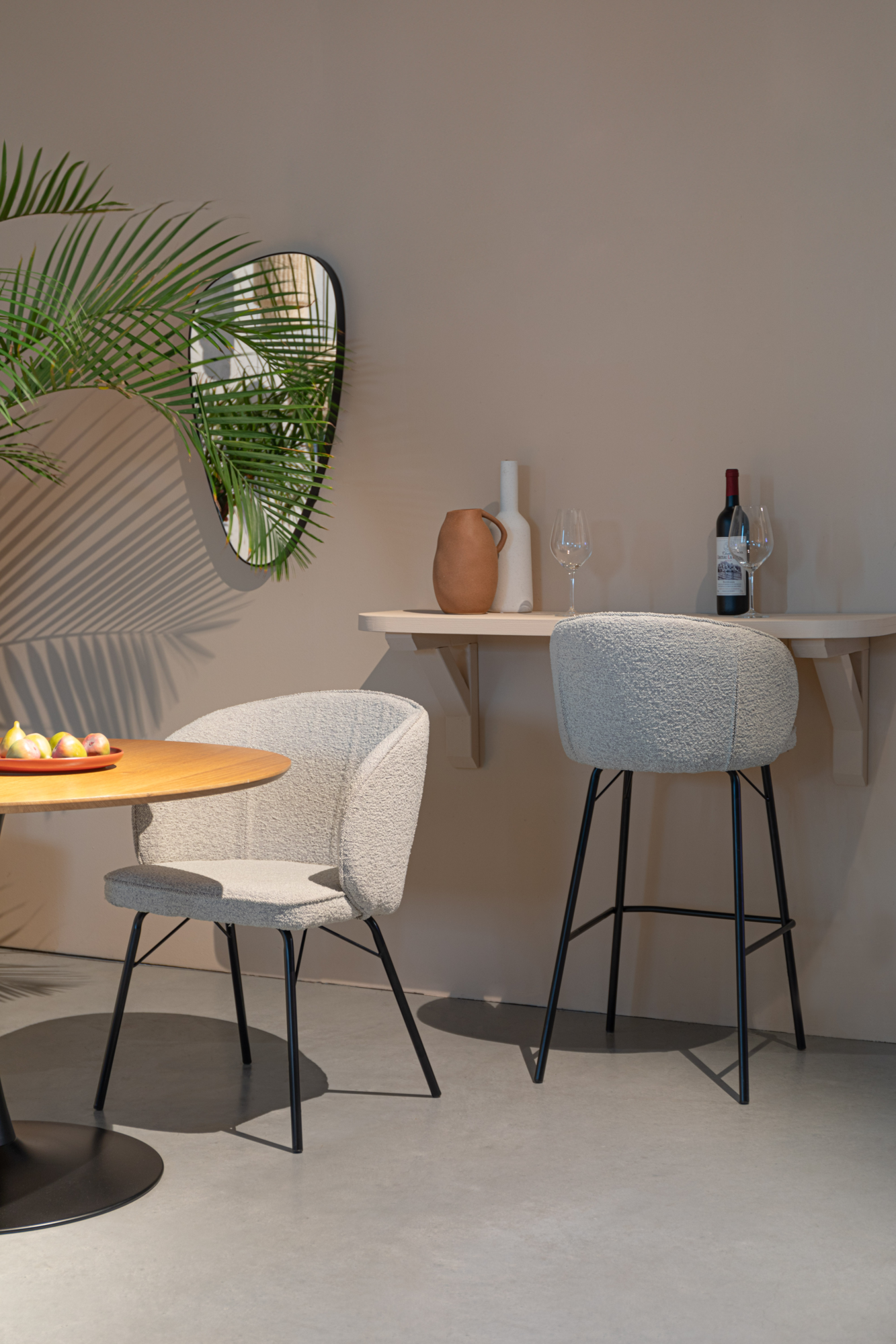 Eetkamerstoel Joa beige - set van 2