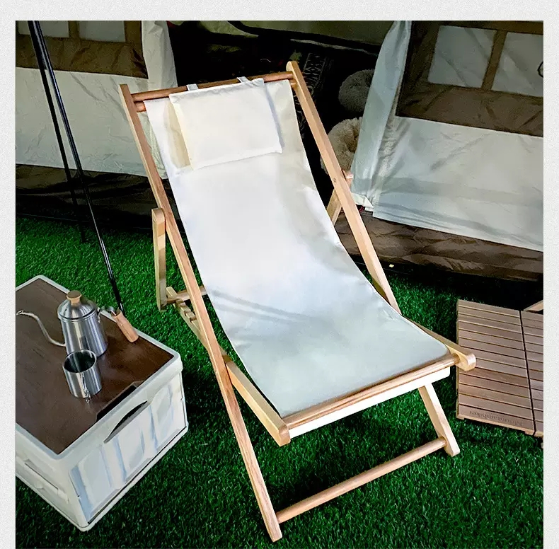 Balkon Klapp Liegestuhl Garten Relax Liege Strandstuhl (Outdoor/Indoor) - Dunkelgrün