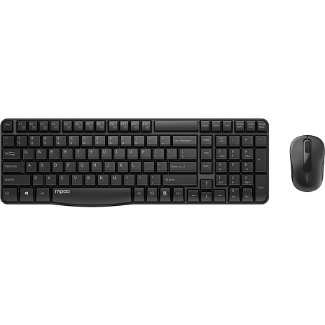 Rapoo X1800S trådløst tastatur/mus sæt - sort