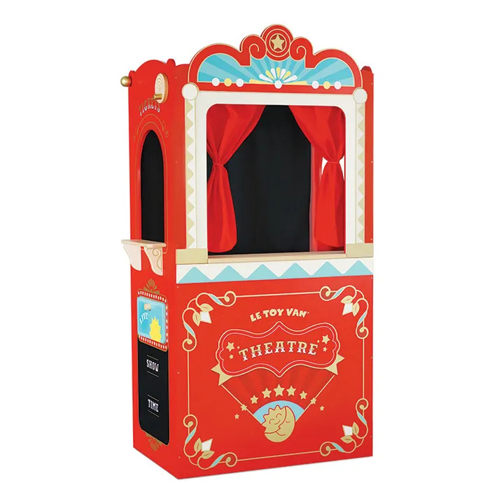 Le Toy Van Théâtre de marionnettes | Rouge