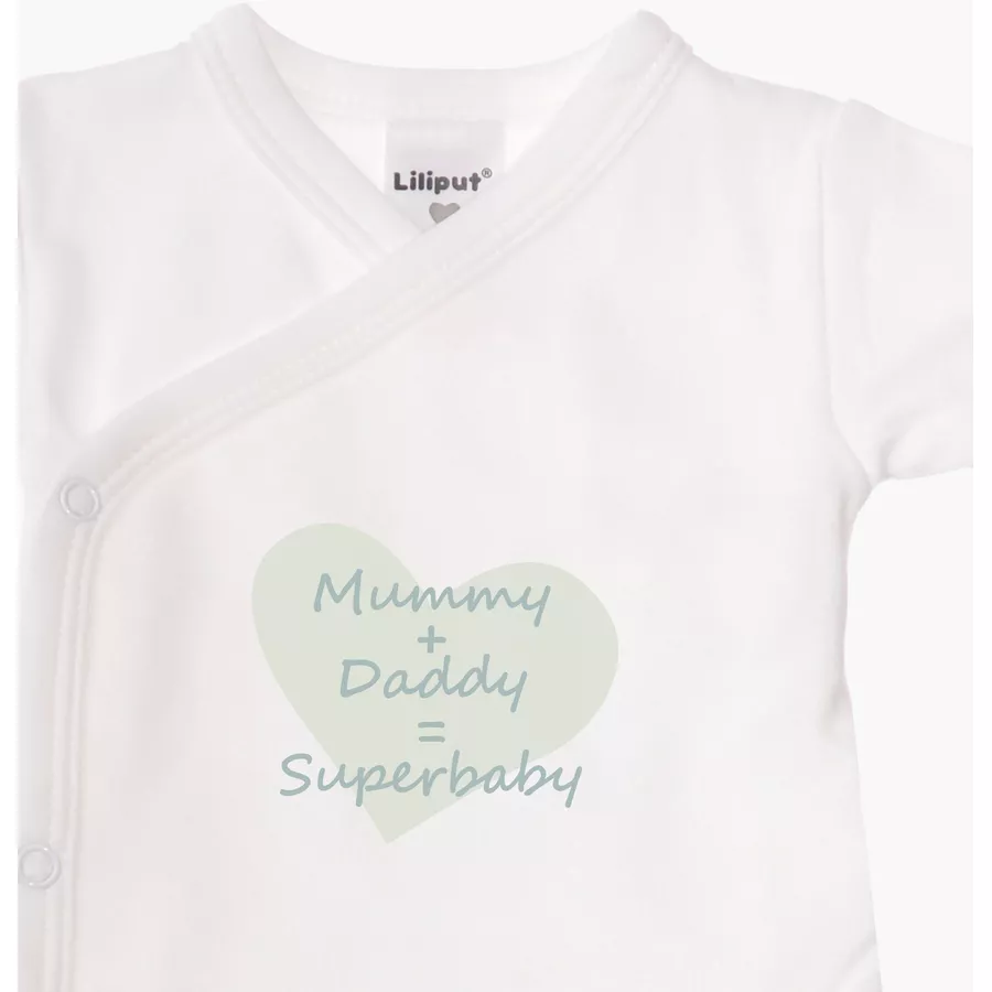 Liliput Kurzarm-Wickelbody 2er-Pack Superhero weiß