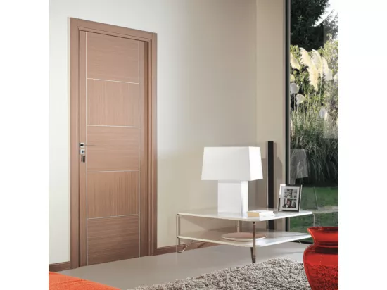 Bloc-porte pose fin de chantier collection Premium Casoar, H.204 x l.83 cm, aspect chêne gris, réversible