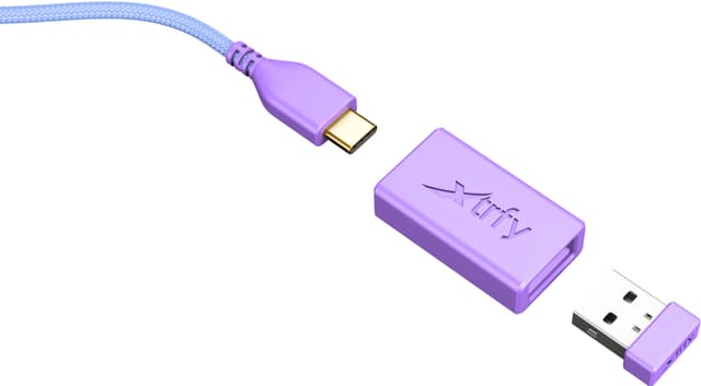 Xtrfy M8 trådløs gaming mus (frosty purple)