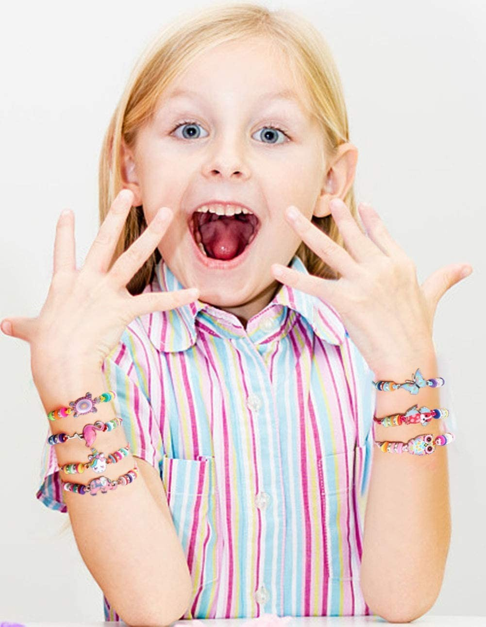 (12er Set) Kinder Schmuck Armband Geburtstags Party Gast Geschenke - Style 1
