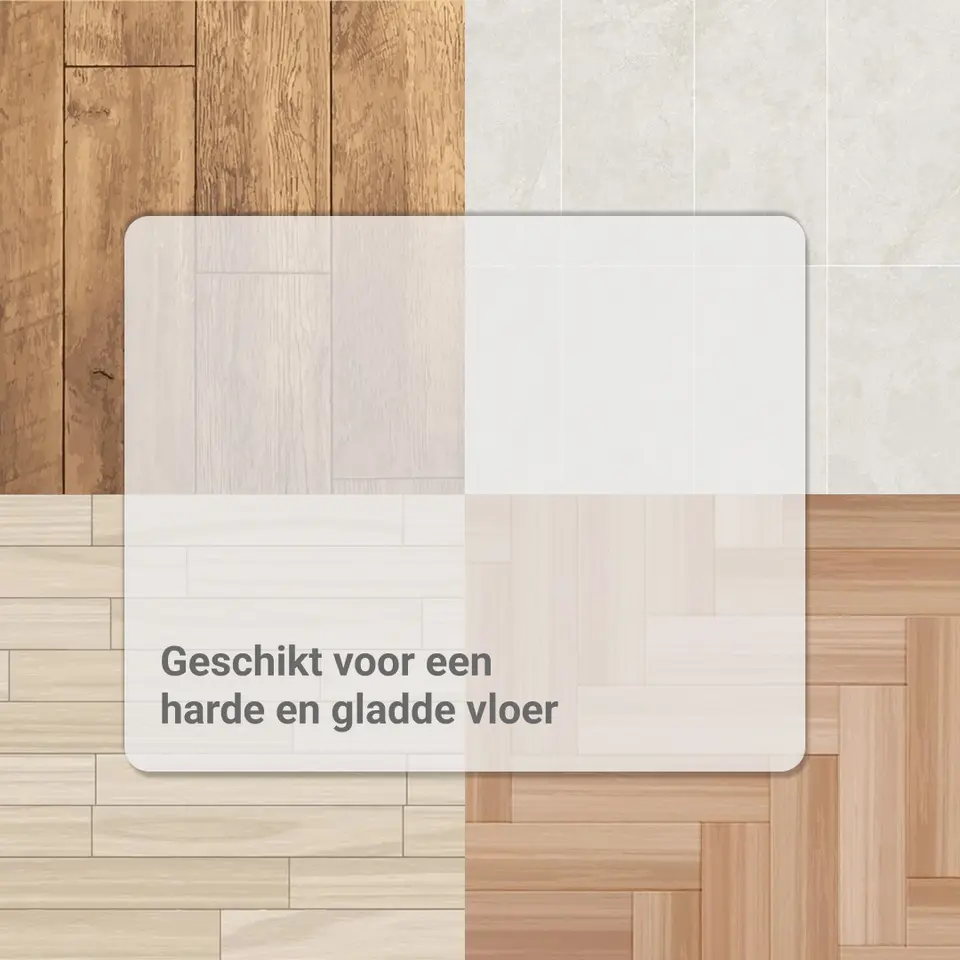 Vloerbeschermer - Antistatisch PVC - Harde vloer - 116x150 cm