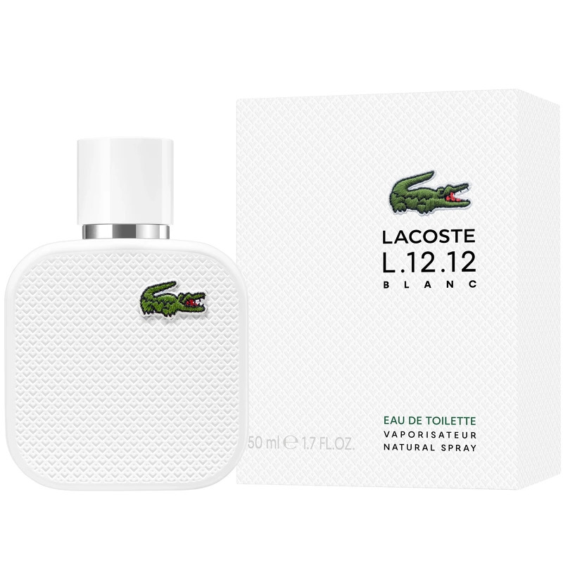 Lacoste L 12.12 Eau De Lacoste Blanc Pure White For Men EDT 50 ml