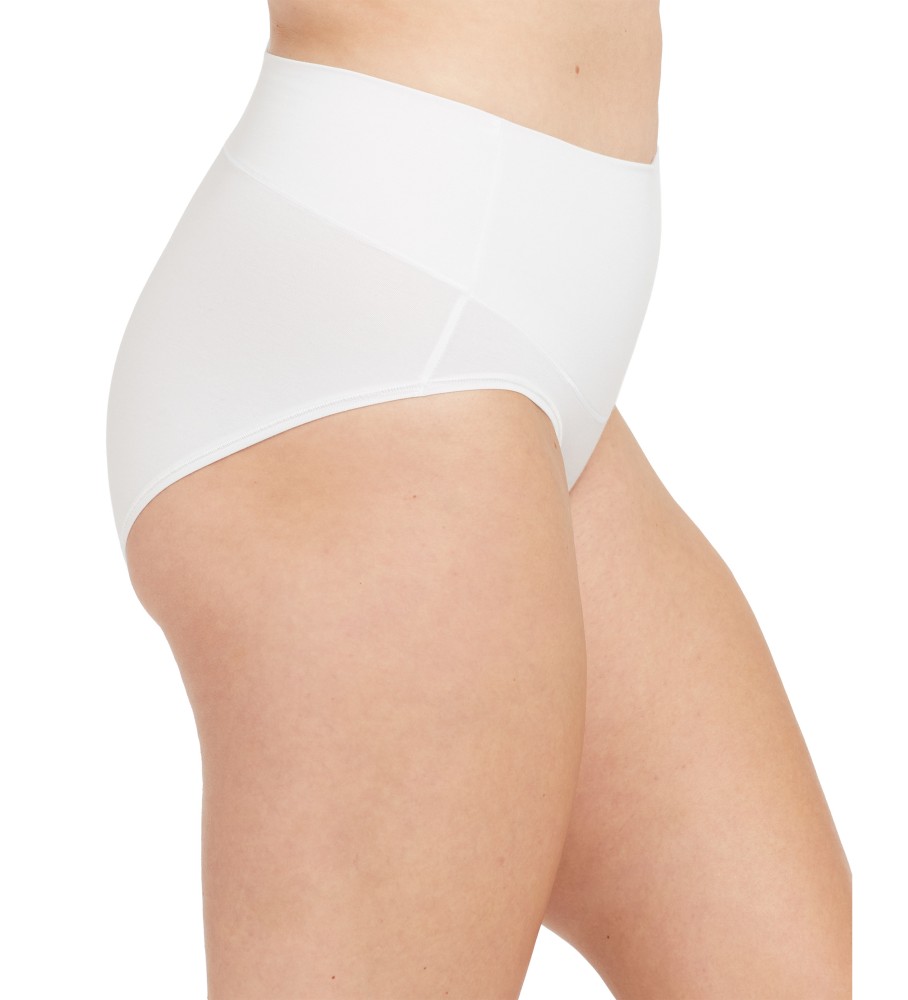 Cuecas modeladoras SPANX de algodão branco