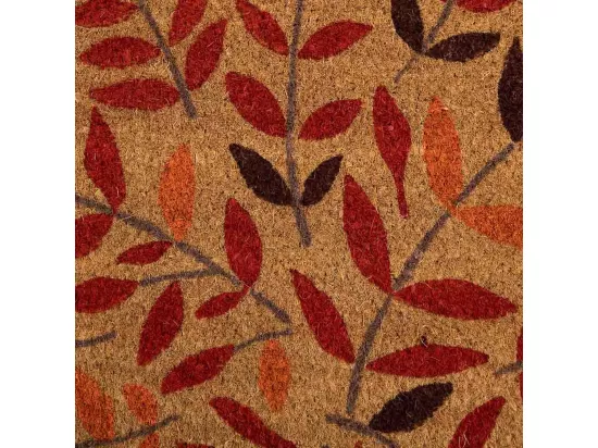 Tapis en PVC imprimé marron 45x75