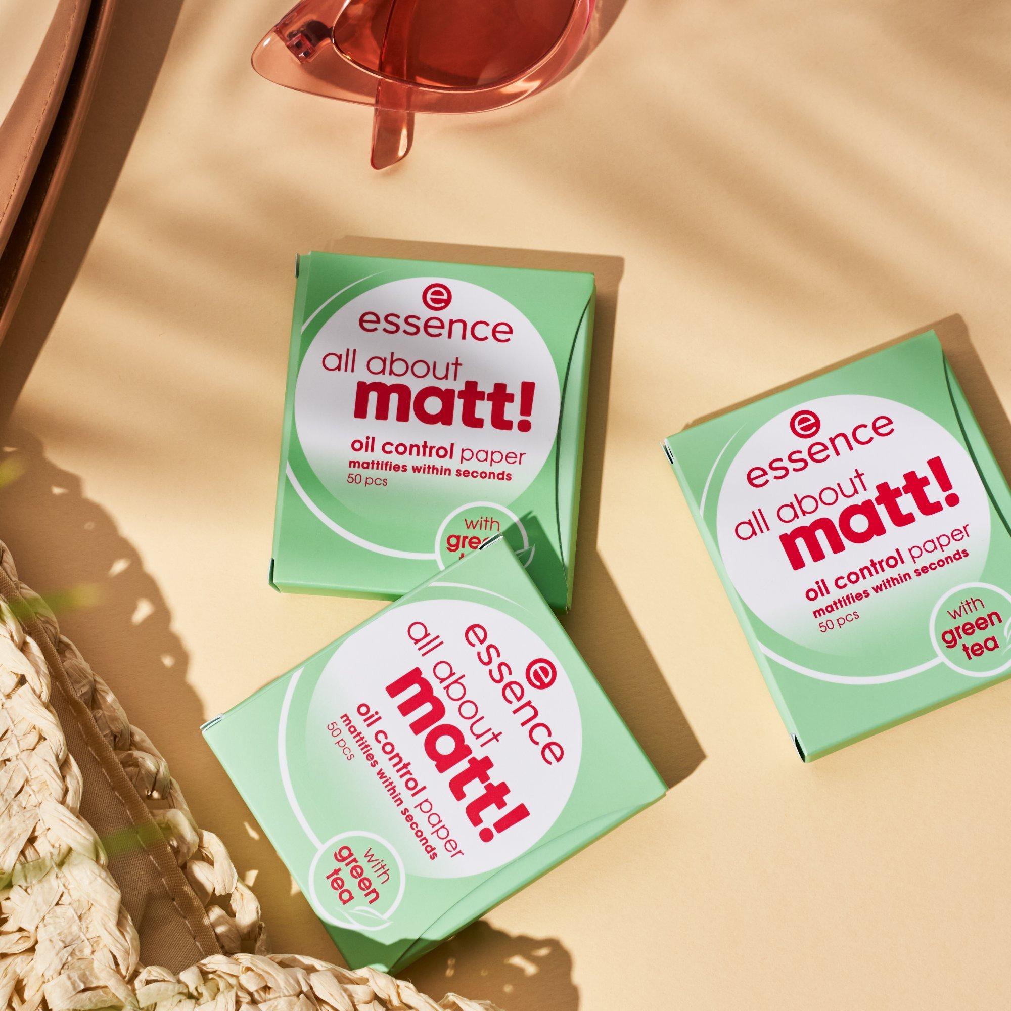 all about matt! oil control paper