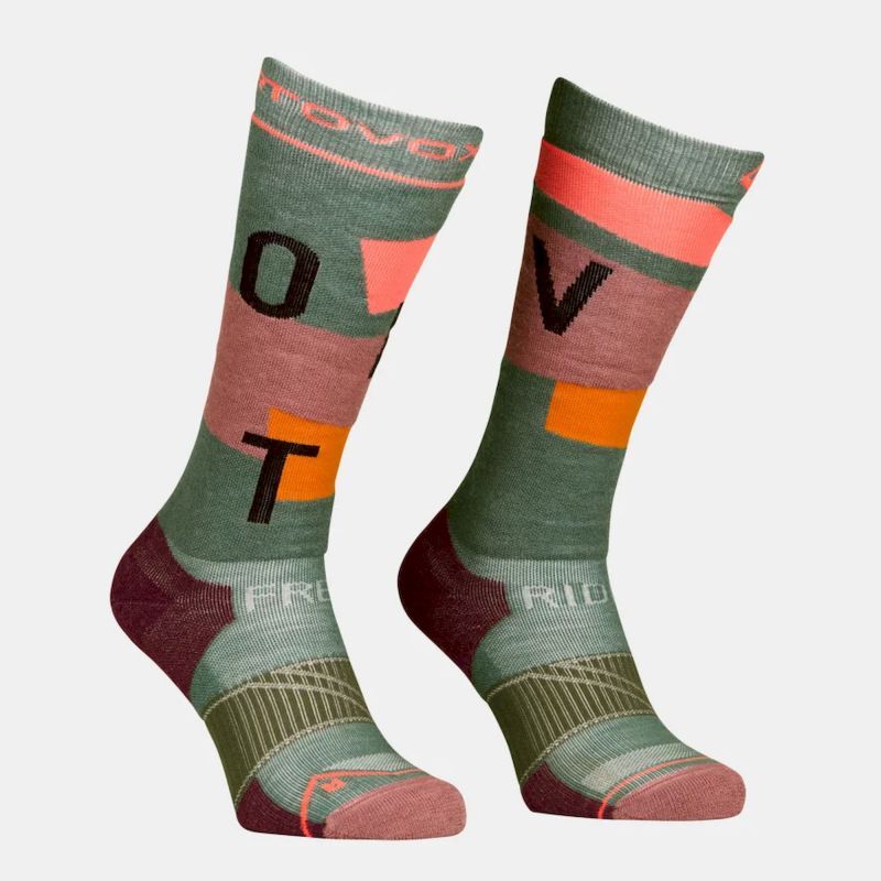 Freeride Long Socks Cozy - Chaussettes en laine mérinos femme