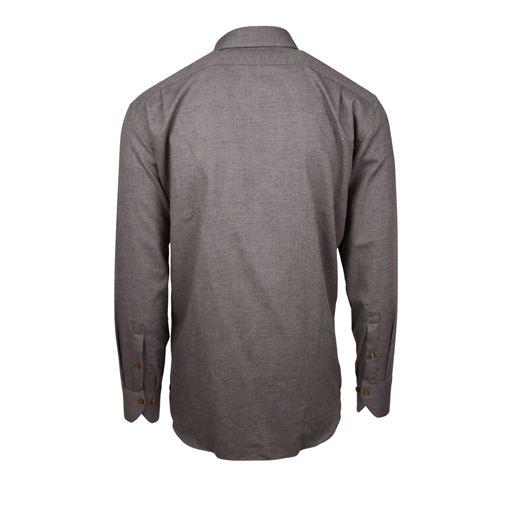 Nordstrand Brushed Plain Skjorte, Grey, 40