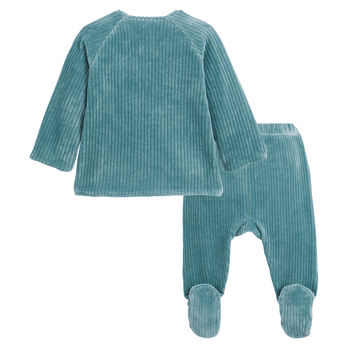 COLEÇÕES LA REDOUTE<br>Conjunto de 2 peças em fluweel