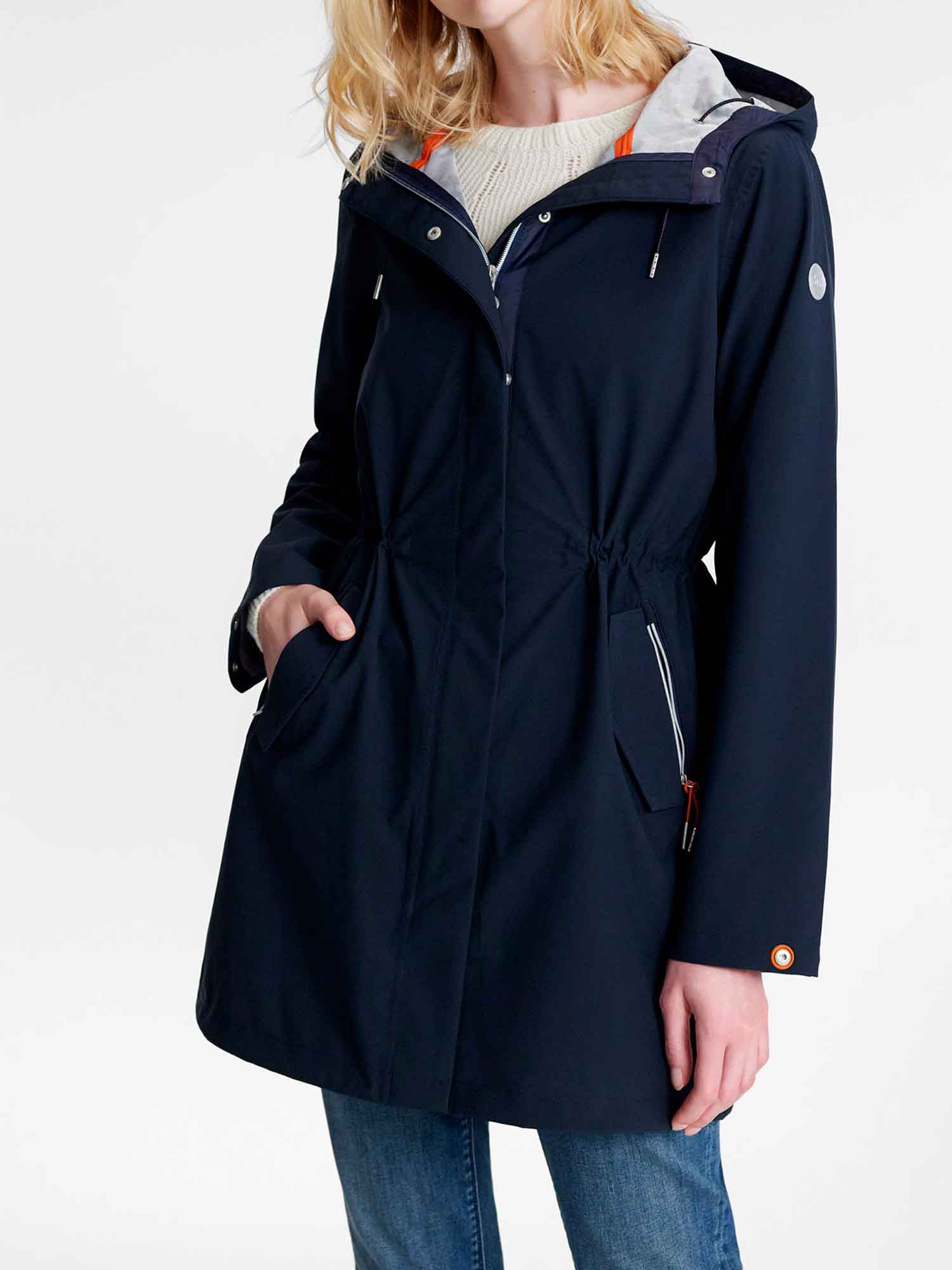 Parka Longue Femme Imperméable Marine