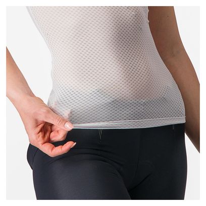 Maillot de Corps Sans Manches Femme Castelli Pro Mesh Blanc