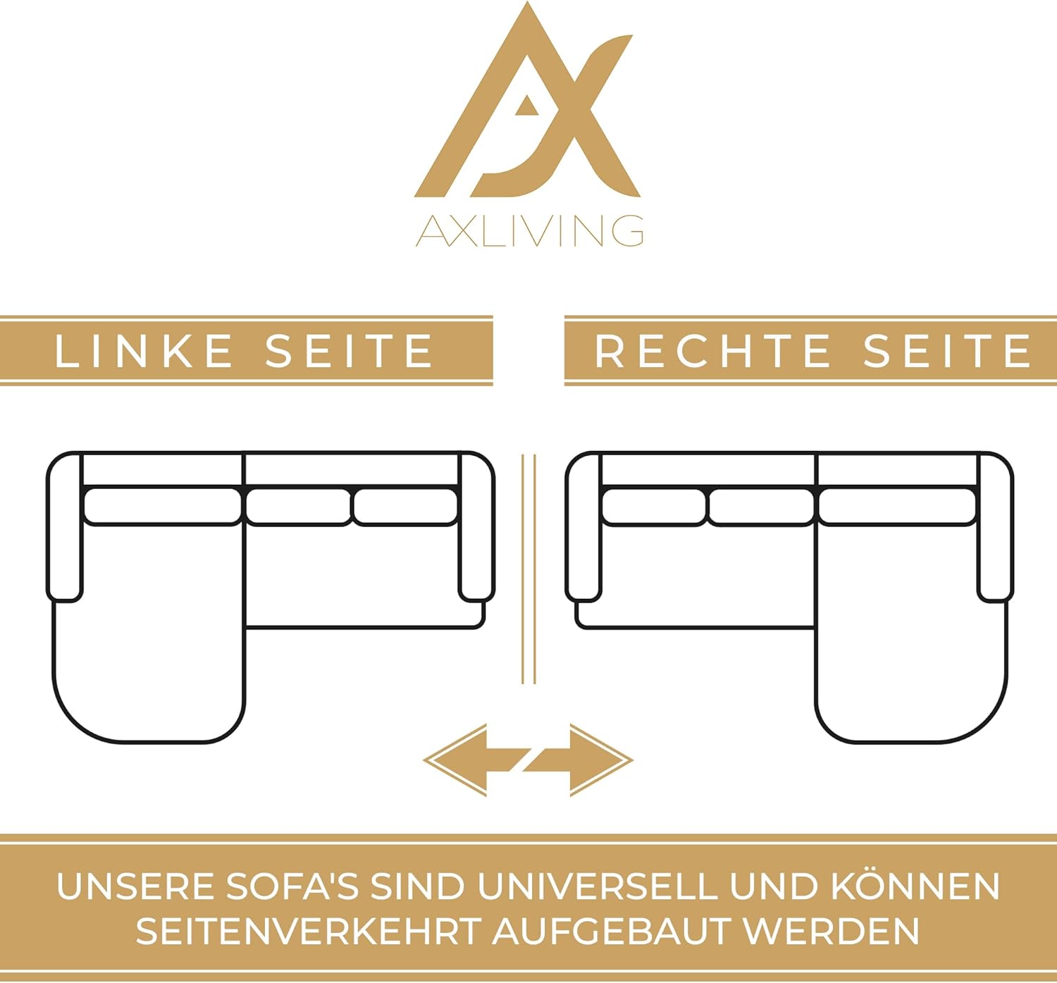 Ecksofa mit Schlaffunktion Alvorada 280 cm grau