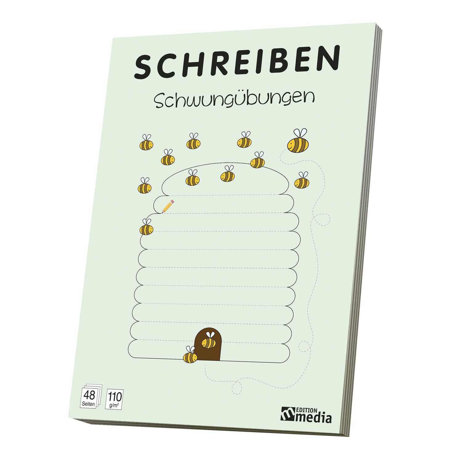 Übungsbuch Schreiben oder Rechnen DIN A5 48 Seiten