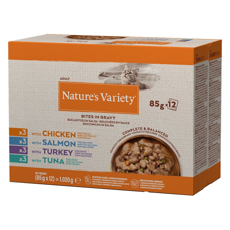 Nature's Variety Bites in Soße 12 x 85 g