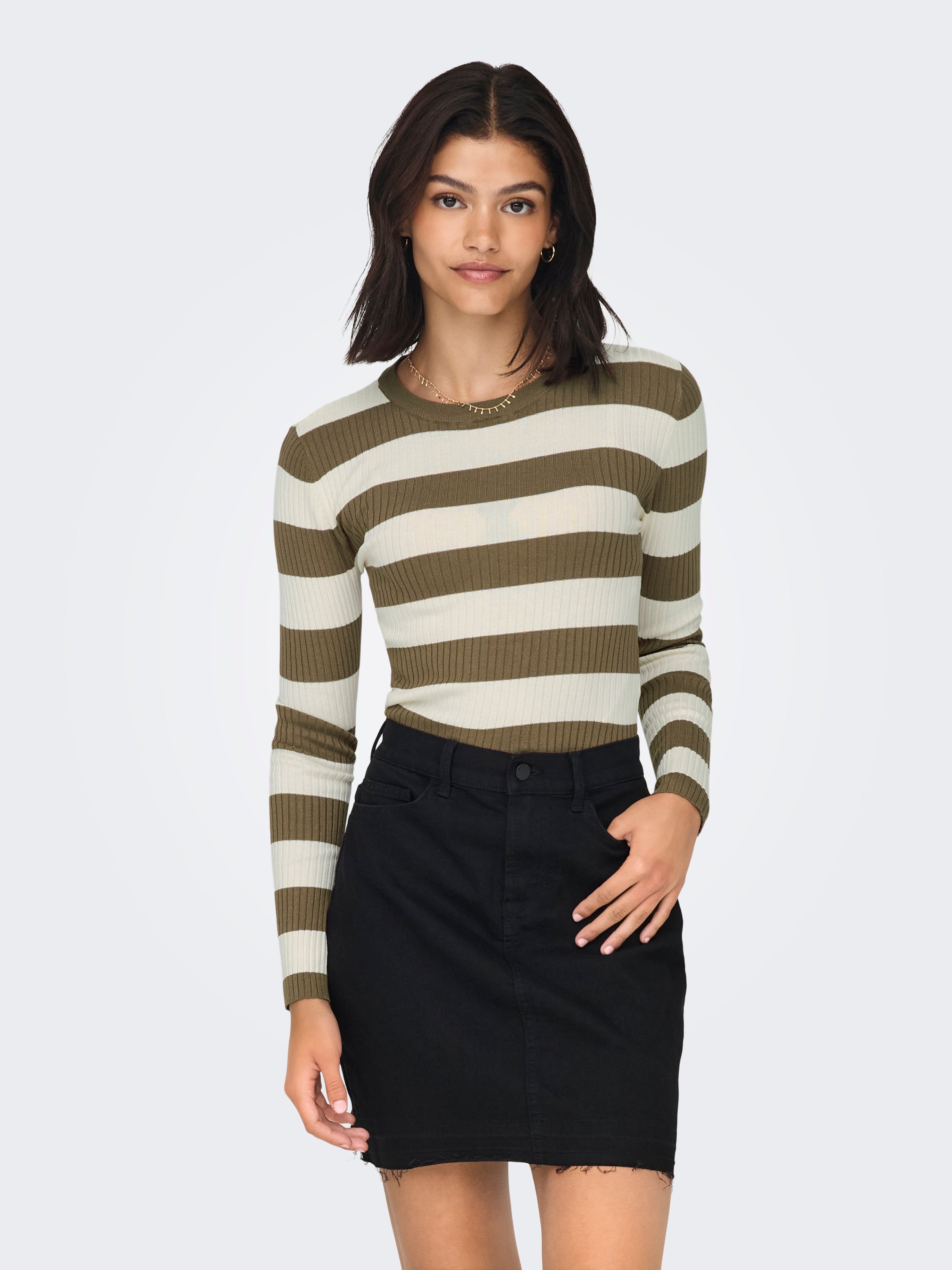 JDYPLUM Strickpullover Malt Ball