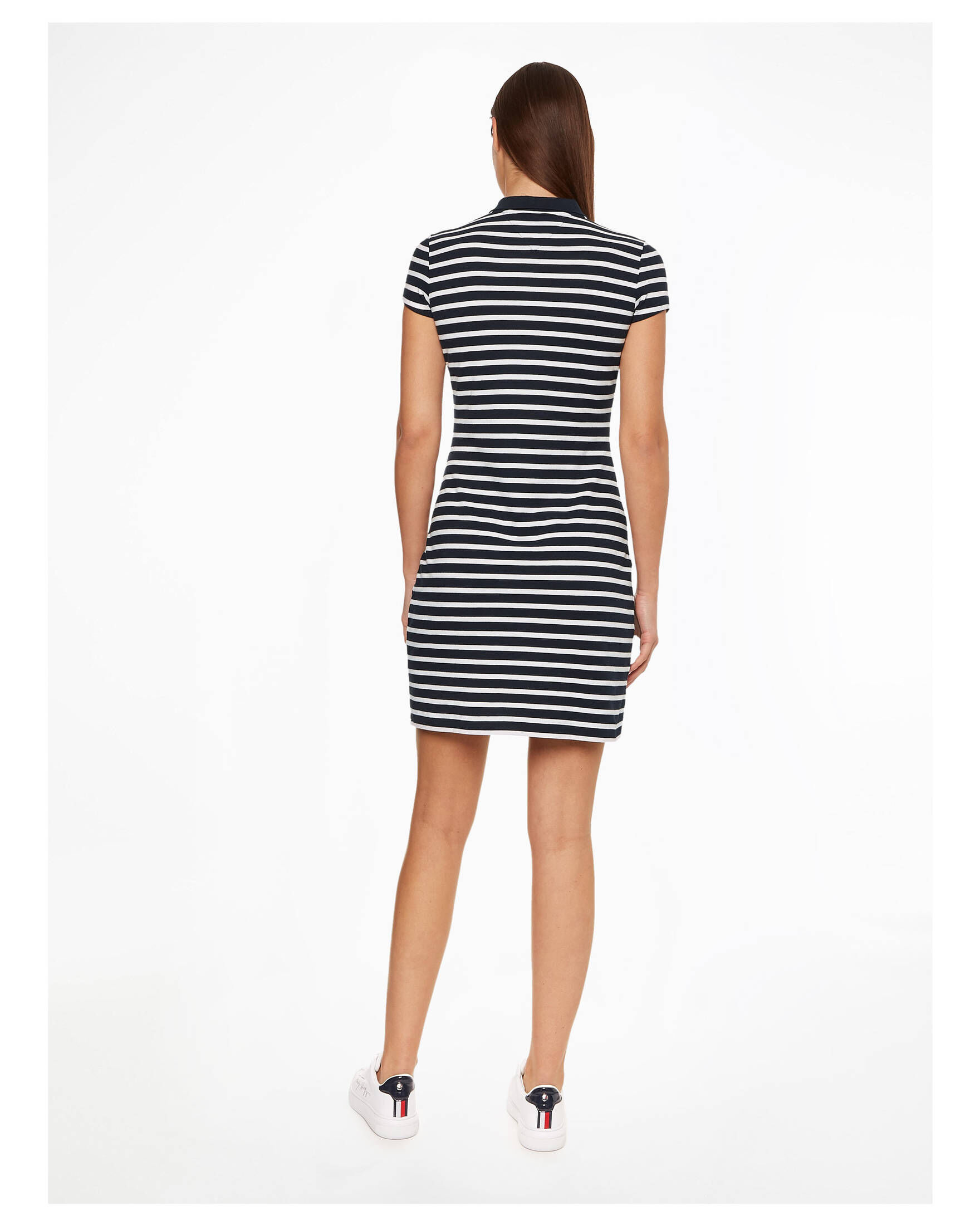 Tommy Hilfiger| Damen Polokleid Kurzarm Slim Fit