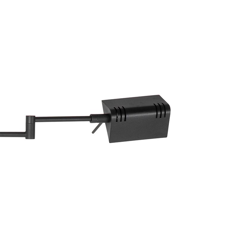 Design vloerlamp zwart incl. LED met touch dimmer - Notia