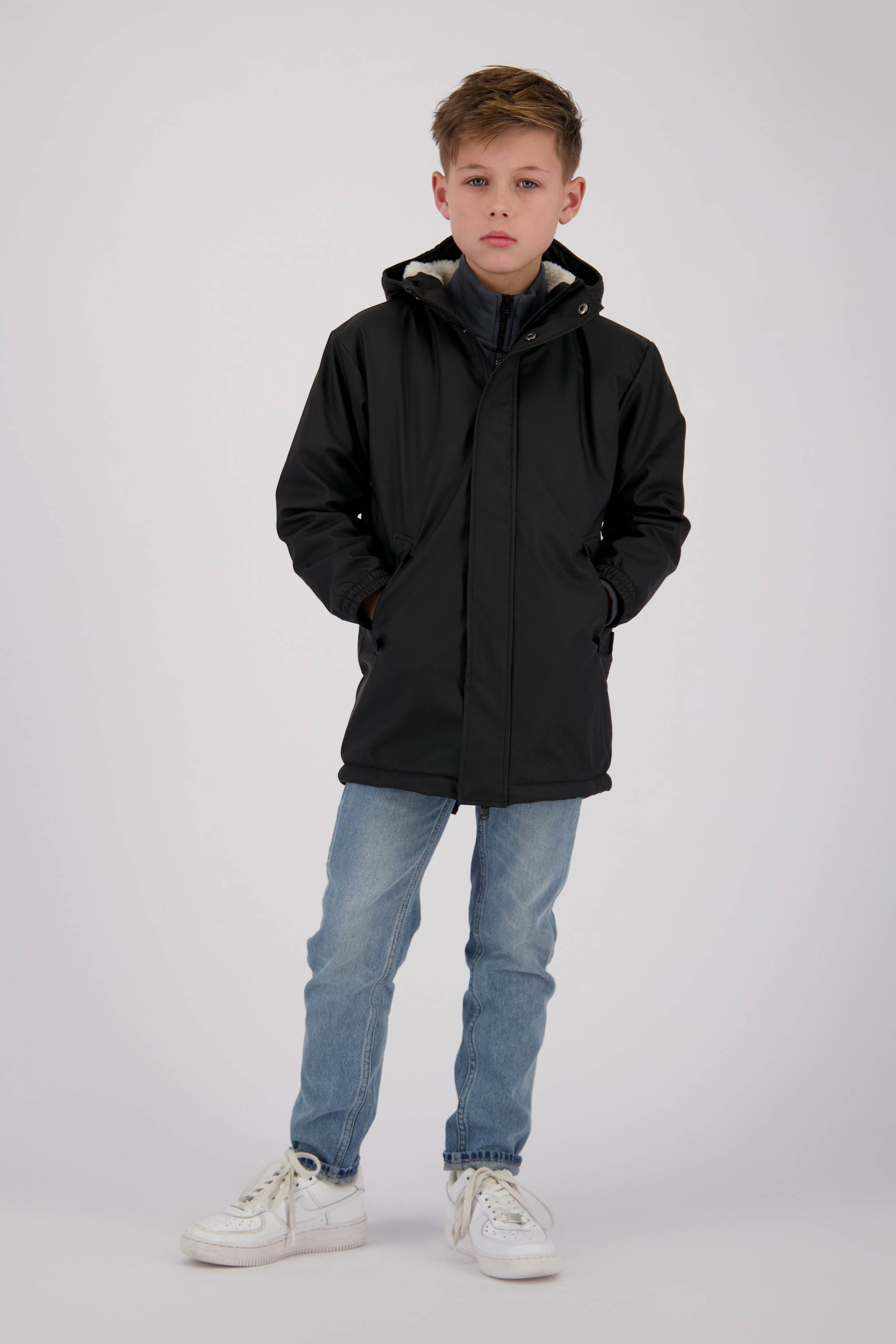 Vingino kids regenjas Twilight zwart