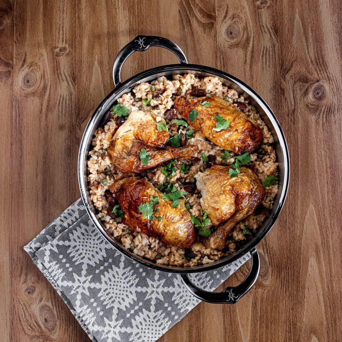 Sautuse med lokk 26cm 3,3 L