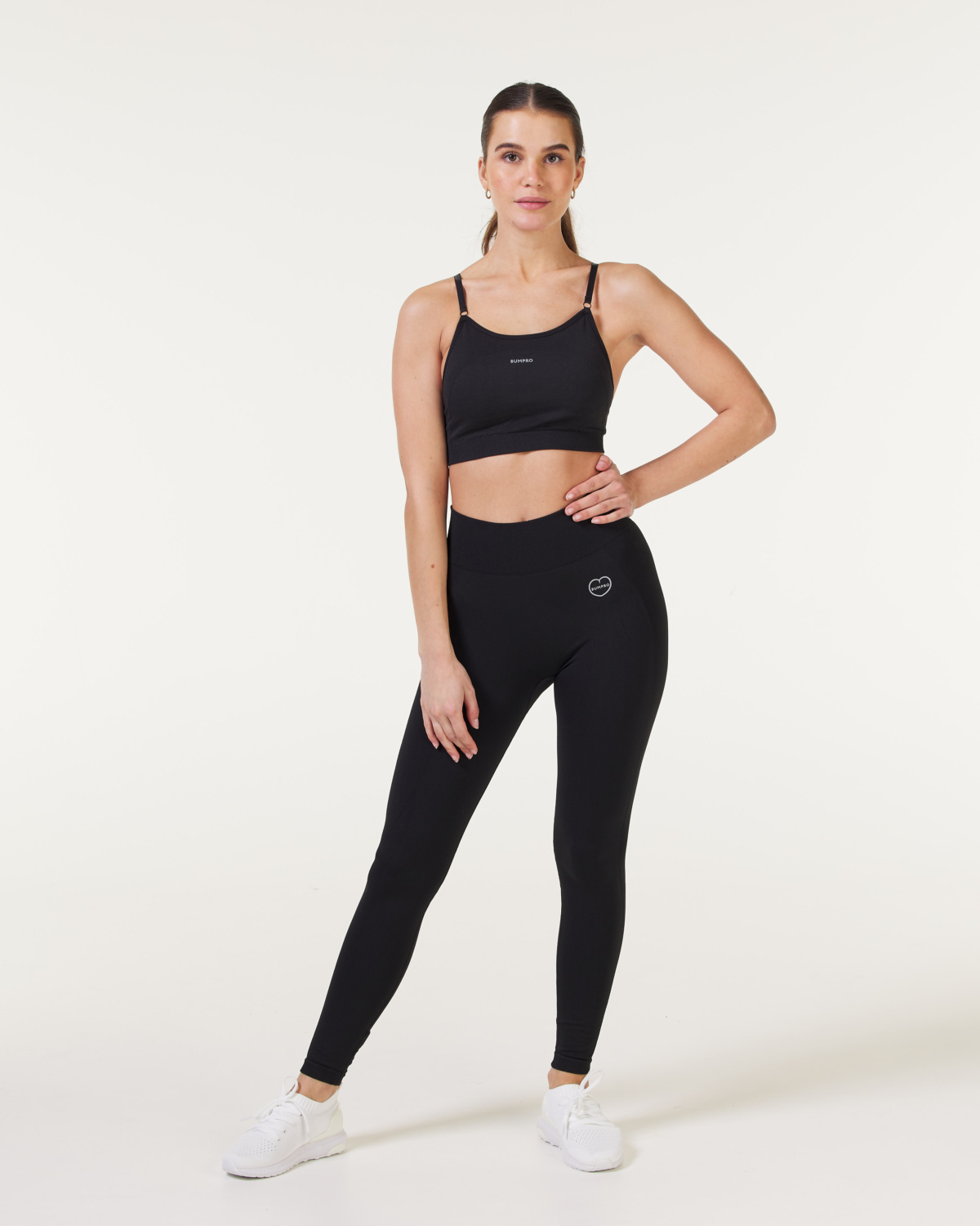 Bumpro Tights Power Up! Grey Melange &amp; Black (2-Mixpack)