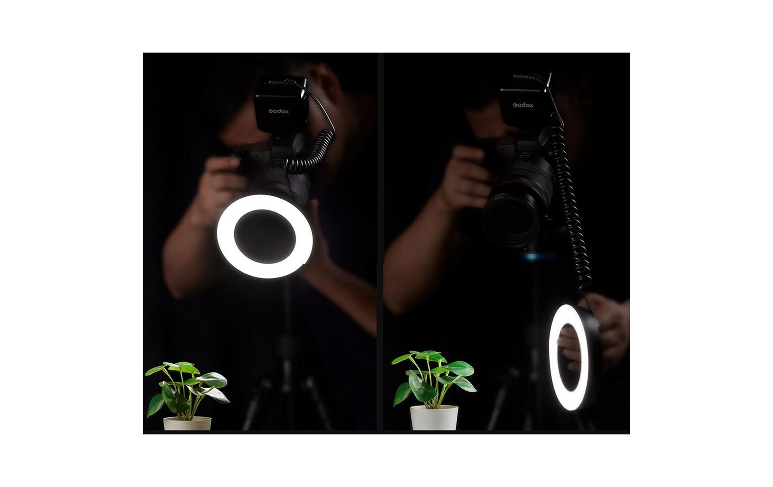Videoleuchte Macro Ringlicht inklusive AdapterGeniessen Sie spektakuläre Nahaufnahmen mit dem Ringlicht
