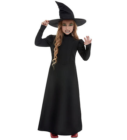 Smiffys Kostüm - Wicked Witch Girl - Schwarz