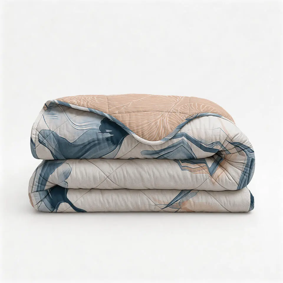 Dekbed zonder Overtrek Flower 140x200 – Zacht & Wasbaar – Incl. Kussensloop