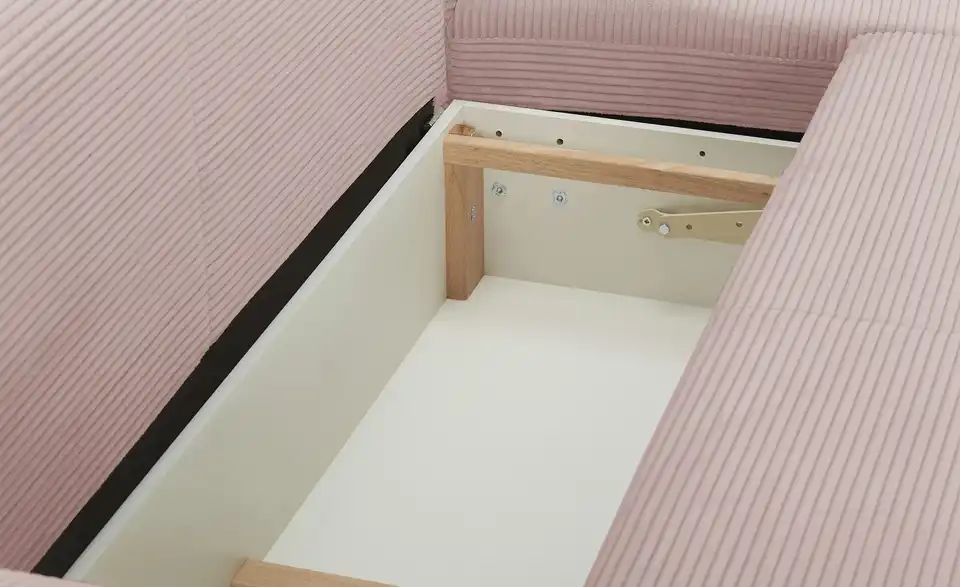 Ecksofa Bern Rosa rechts
