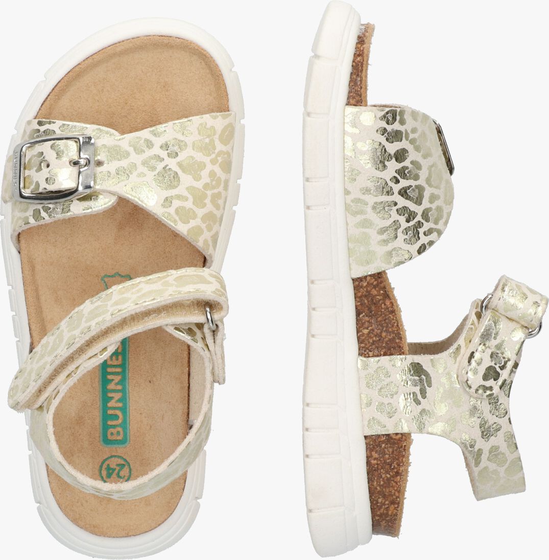 BUNNIESJR gouden bunniesjr sandalen bree beach