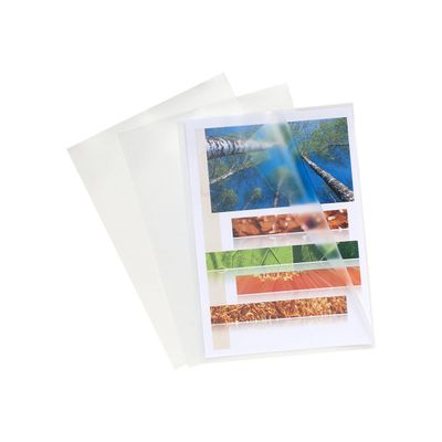 Exacompta - 100 Pochettes coin - A4 - 12/100 - cristal transparent