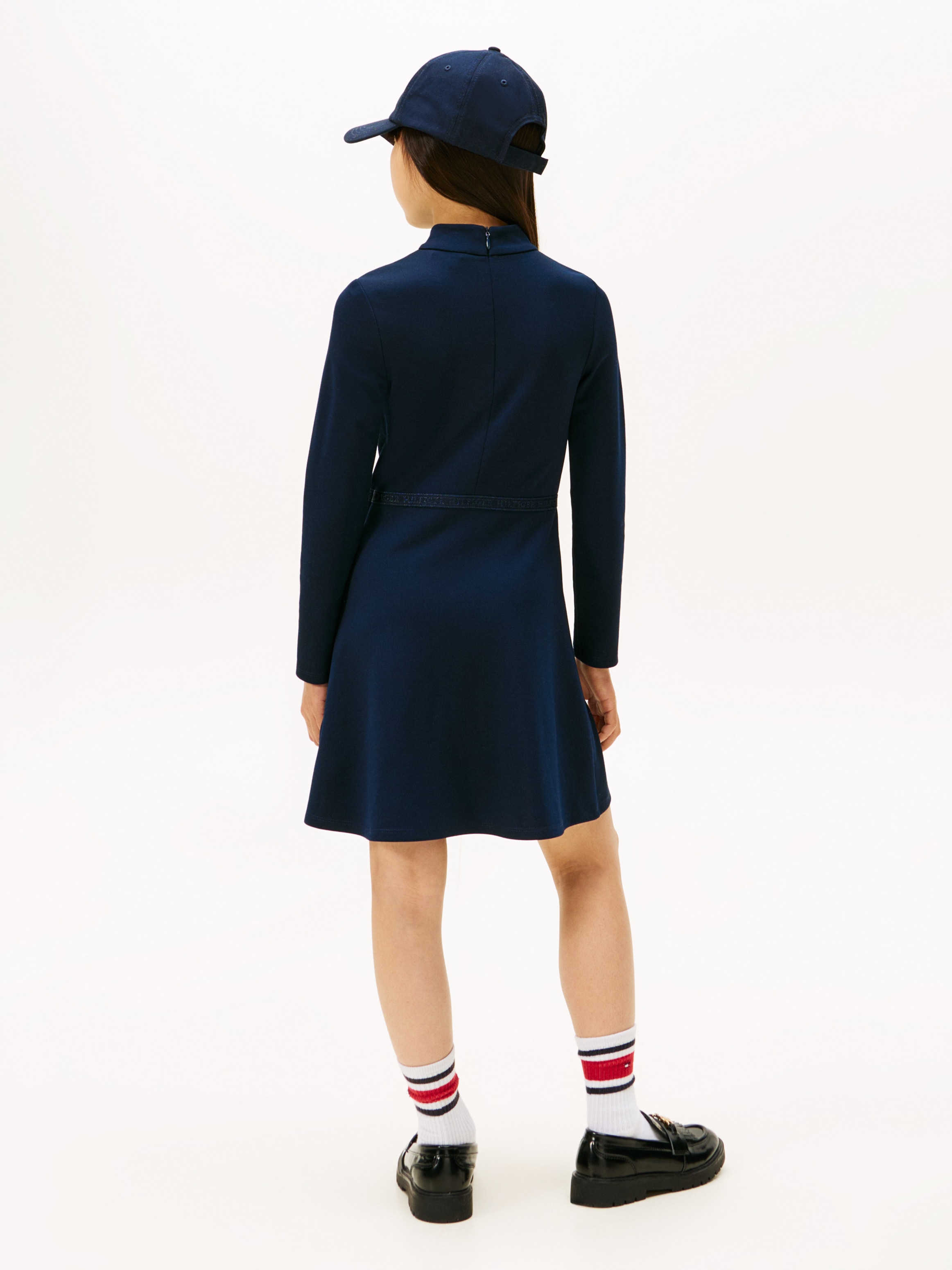 Tommy Hilfiger Skaterkleid »ESSENTIAL SKATER DRESS L/S« Ohne Tasche Kinder bis 16 Jahre
