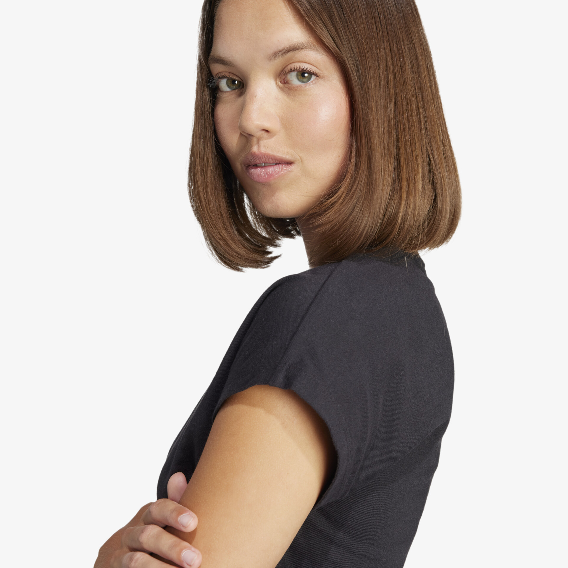 adidas Essentials Linear Cotton T-Shirt Damen T-Shirt