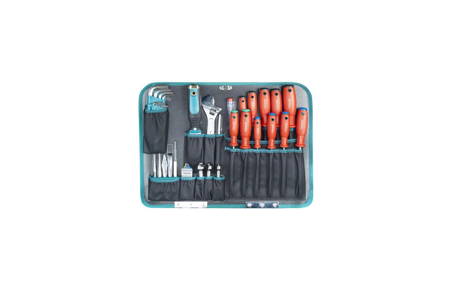 Werkzeugkoffer Pro Chrome Wood 116-teilig<br>Werkzeugkoffer für den Holzverarbeiter